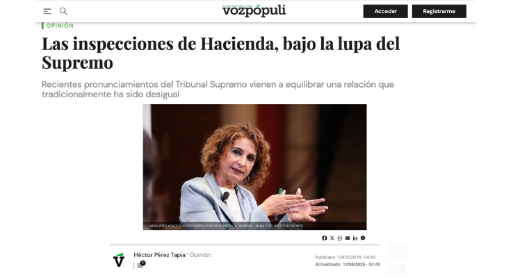 Inspecciones de Hacienda