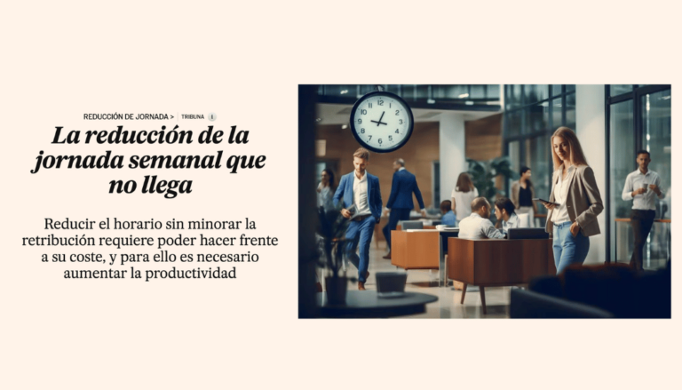 Pablo Jaquete reducción de jornada semanal