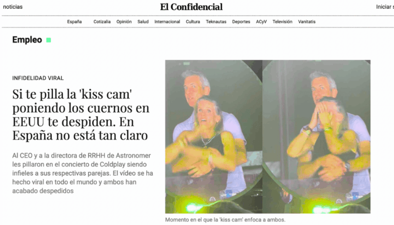 Te pueden despedir si te pillan poniendo los cuernos