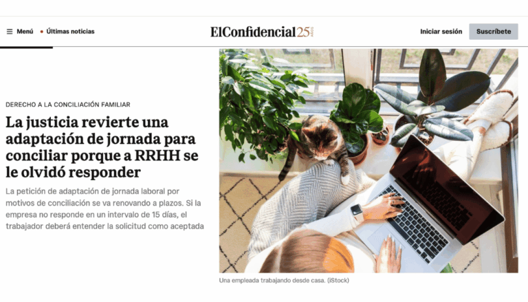 Adaptación de jornada por conciliación